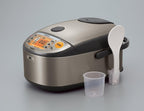 Zojirushi NP-HCC10XH 5.5-Cup Induction Heating Rice Cooker and Warmer in Stainless Dark Gray