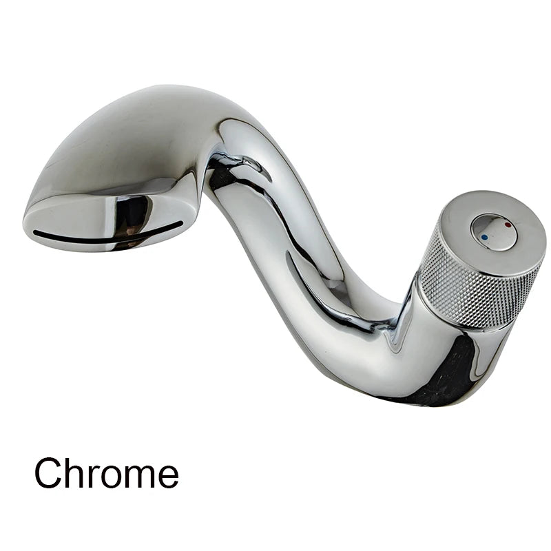 Modern Waterfall Bathroom Faucet Mixer Hot and Cold Water Taps for Washbasin BR-10004A Contemporary Design Sink Faucet