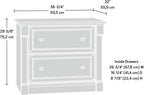 Palladia Lateral File Cabinet 36.81in L Select Cherry