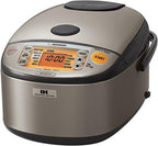 Zojirushi NP-HCC10XH 5.5-Cup Induction Heating Rice Cooker and Warmer in Stainless Dark Gray