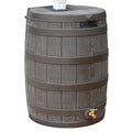 RW50 Rain Wizard 50Gal Plastic Rain Barrel Water Collector, Oak