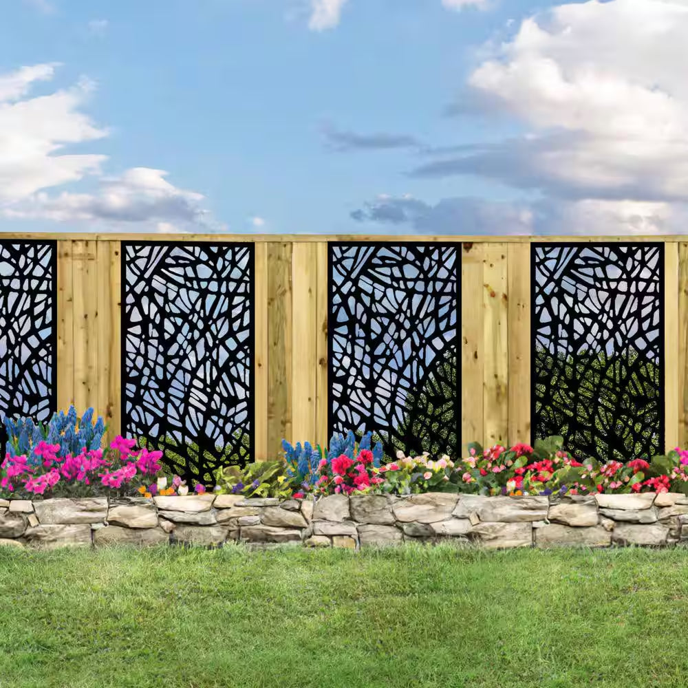 76 In. X 47.2 In. Patio Decor Privacy Screen Fence Panels