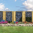 76 In. X 47.2 In. Patio Decor Privacy Screen Fence Panels