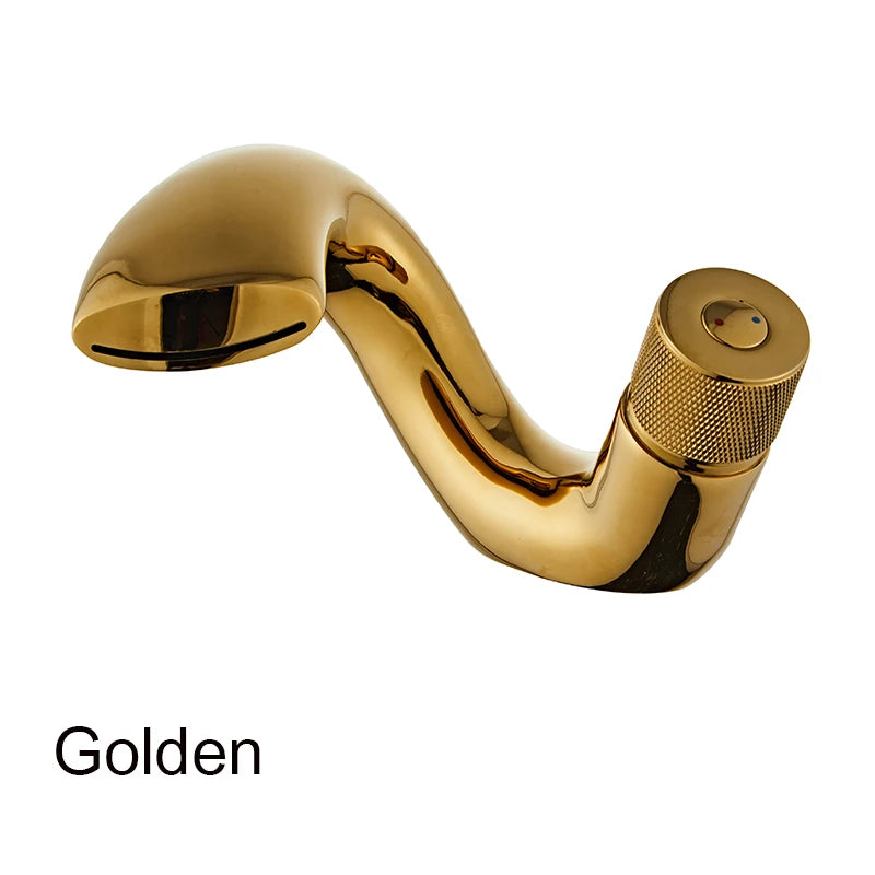 Modern Waterfall Bathroom Faucet Mixer Hot and Cold Water Taps for Washbasin BR-10004A Contemporary Design Sink Faucet