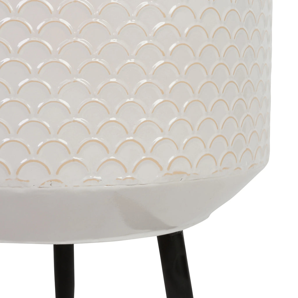Elevate Your Space with the Stylish Metal Avery Modern Planters - Set of 3