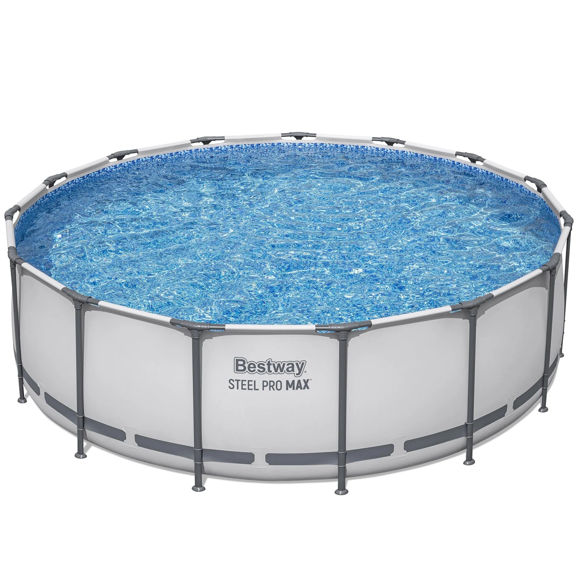 Bestway:  MAX 15' X 48" above Ground Pool Set - 4231 Gallon, Outdoor Family Pool, Corrosion & Puncture Resistant, Includes Filter, Pump, Ladder & Cover