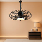 Twenty Inch Black Outdoor Ceiling Fan Weather proof IP65