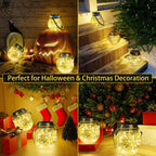 Solar Lanterns Outdoor Waterproof, Outdoor Decorative Backyard Solar Lanterns Outdoor Hanging (4-Pack)