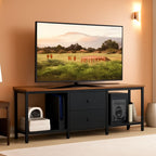 Television Stand For 55-Inch TVs With Hidden Drawers